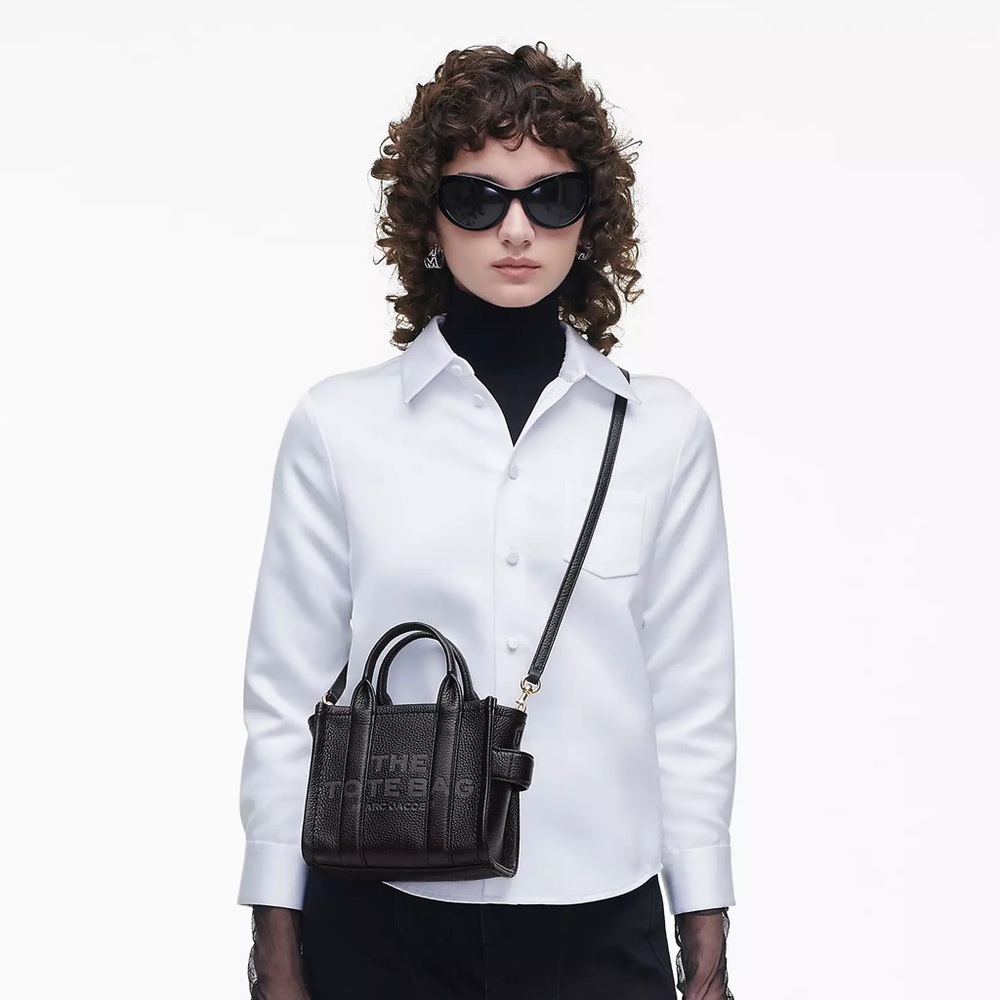 🆕 | THE LEATHER CROSSBODY TOTE BAG | MARC JACOBS - Picture 9 of 9